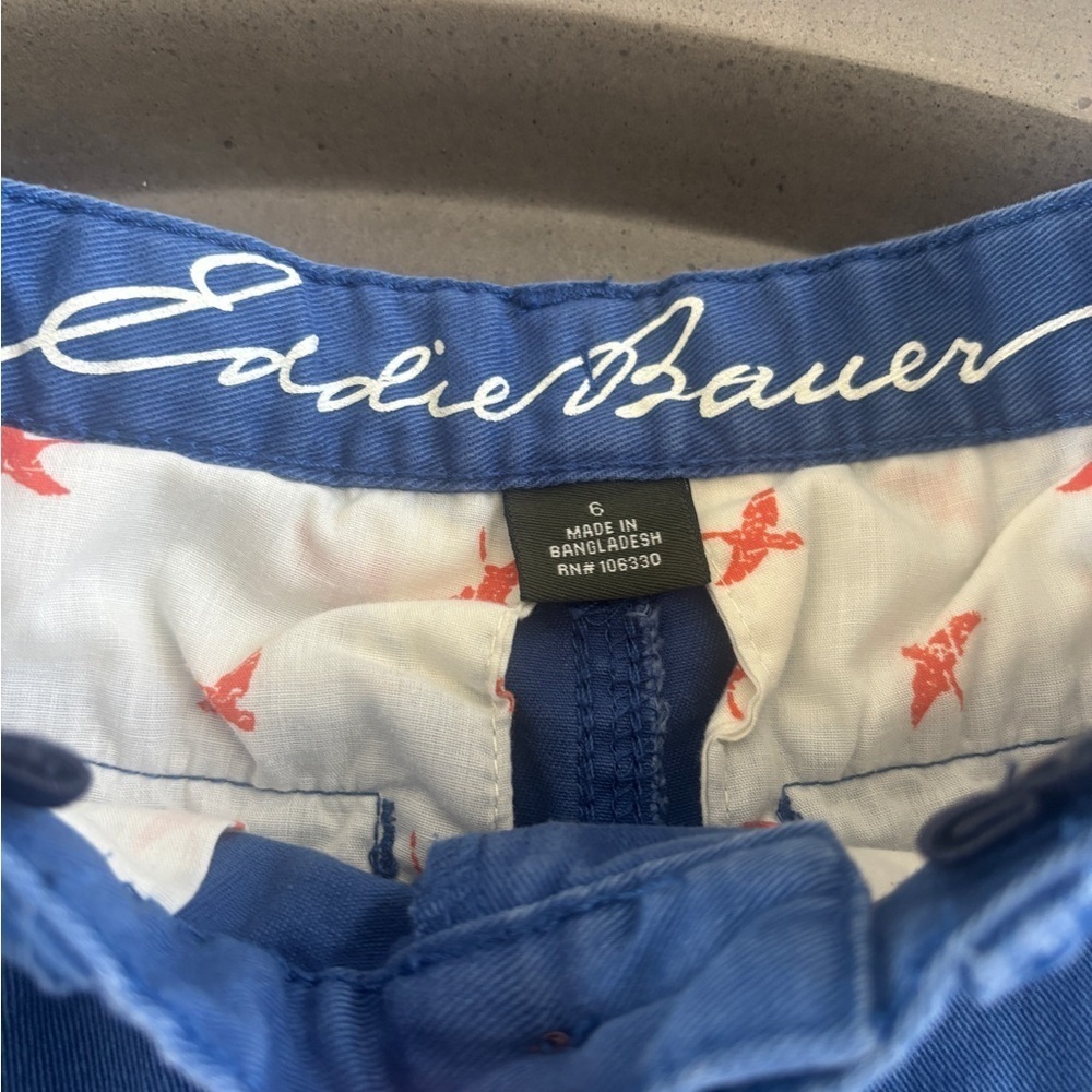 Eddie Bauer Kids Classic Blue Trousers Size 6 - Picture 4 of 7